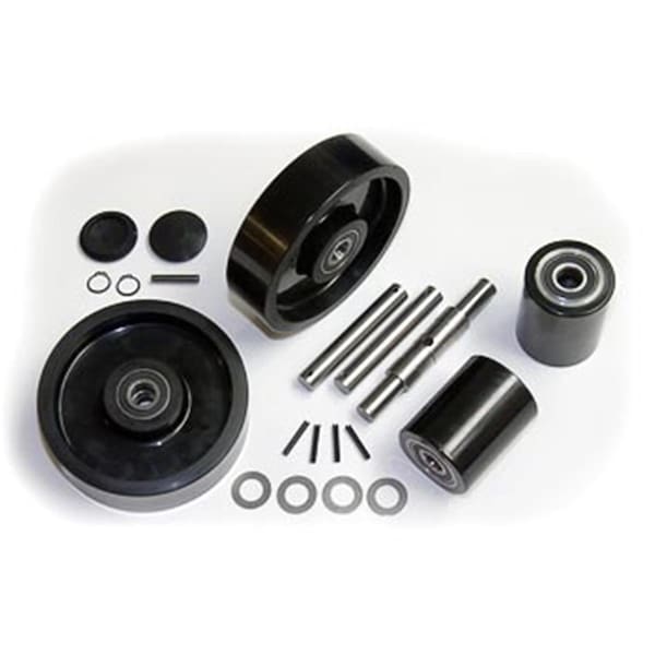 Wesco Wesco GWK-WiC2-CK 272748 Complete Wheel Kit for Manual Pallet Jack - Black GWK-WiC2-CK - main